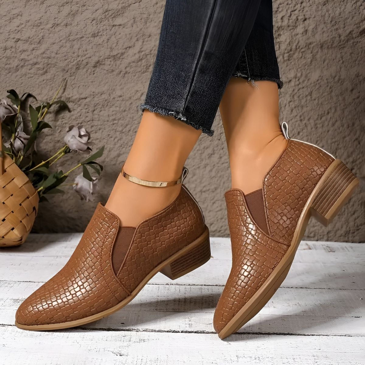 Evelyn™ | ComfortFit Leather Oxford Shoes